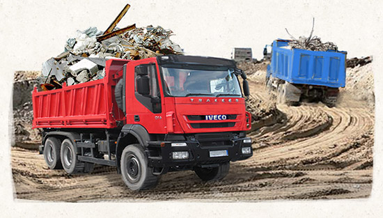 Особенности вывоза строительного мусора самосвалами