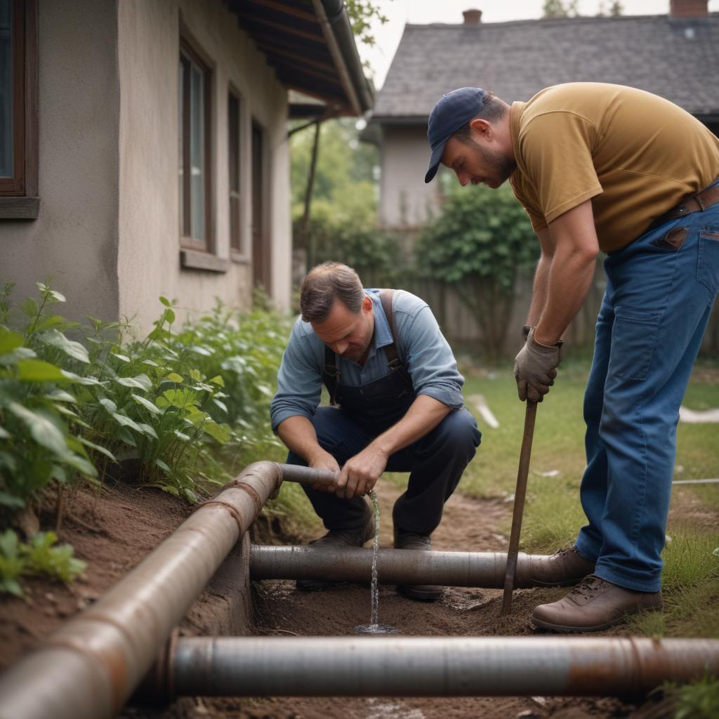 Устранение засоров в канализации частного дома