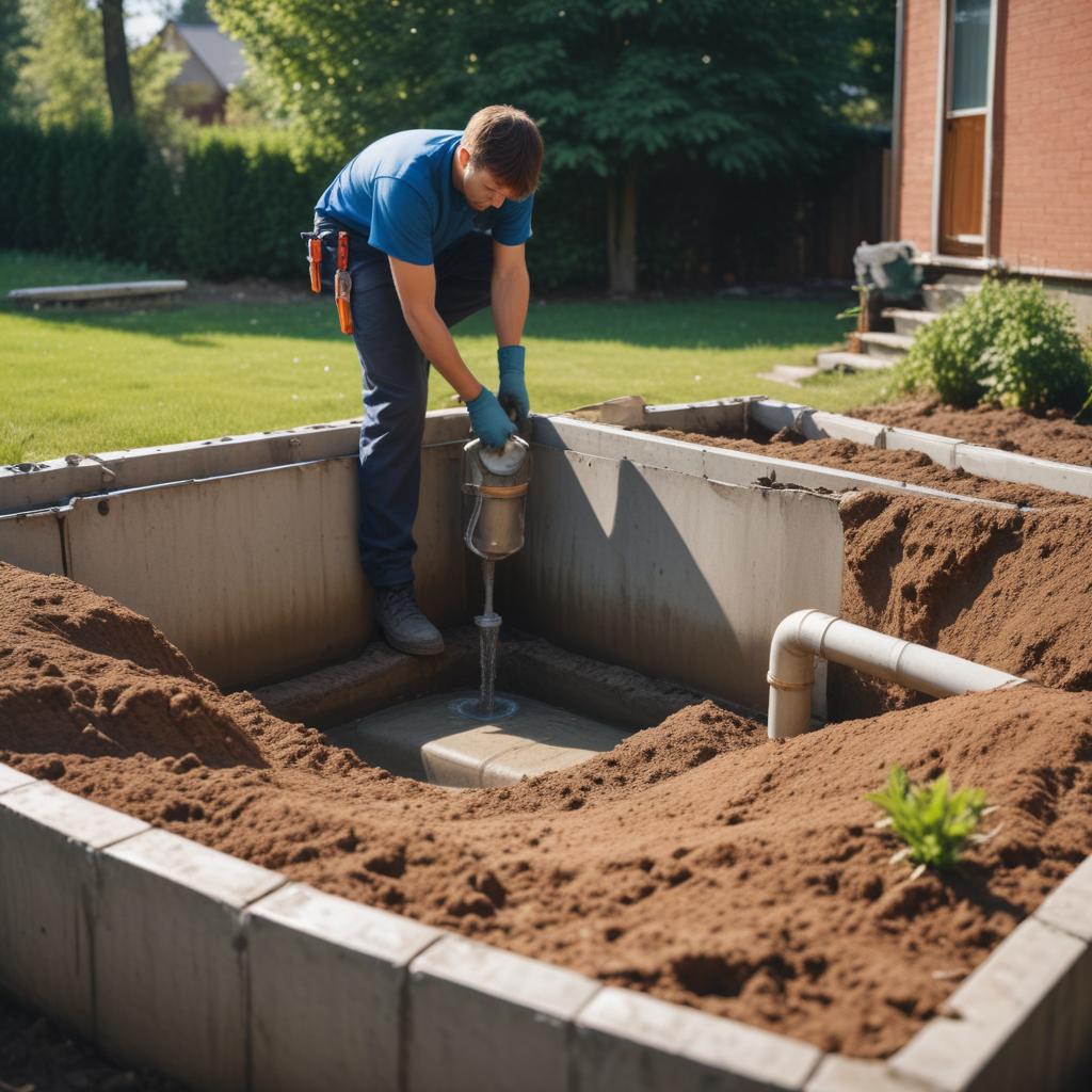 Установка и монтаж автономной канализации
