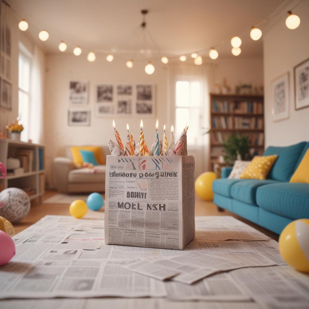 Подарочная газета на юбилей или день рождения