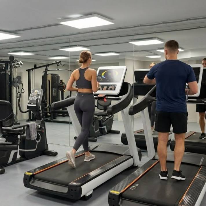 Фитнес-зал в резиденции Европа в Анапе | Апарт-отель