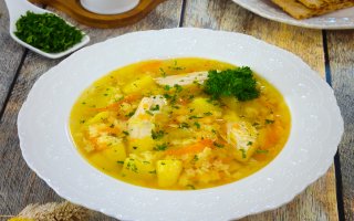 Куриный суп со звездочками